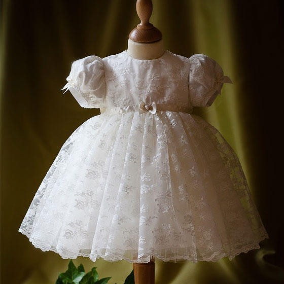 Christening Dress - Angels and fishes